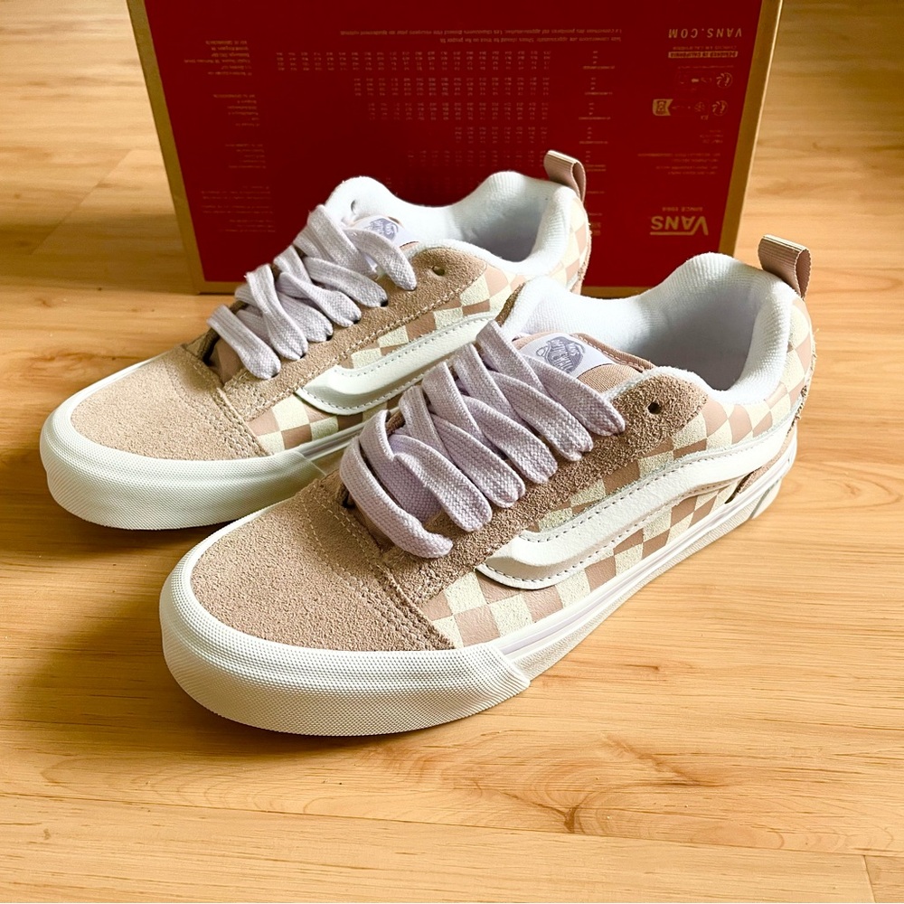 Vans Knu Skool Checkerboard Ethereal Women Size 10.0 US - Picture 7 of 11